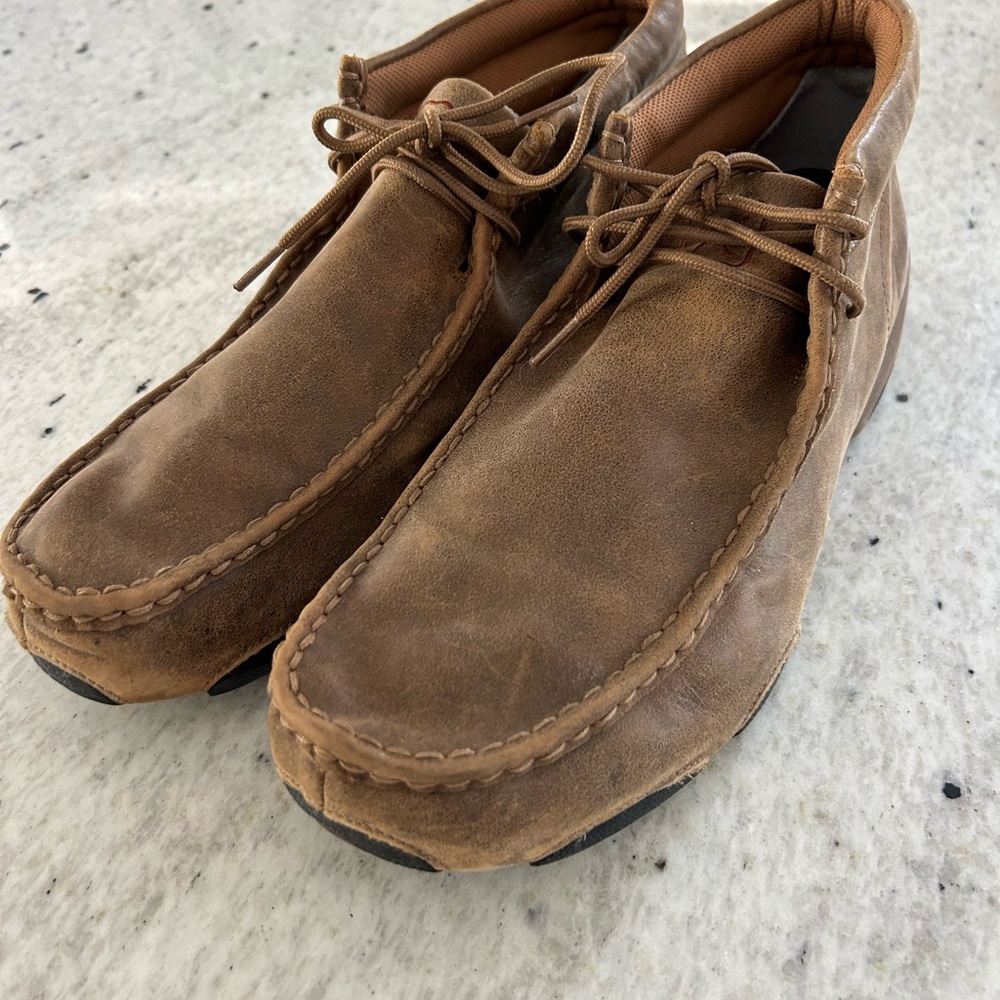 Men's Twisted X Brown Leather Casual Shoes